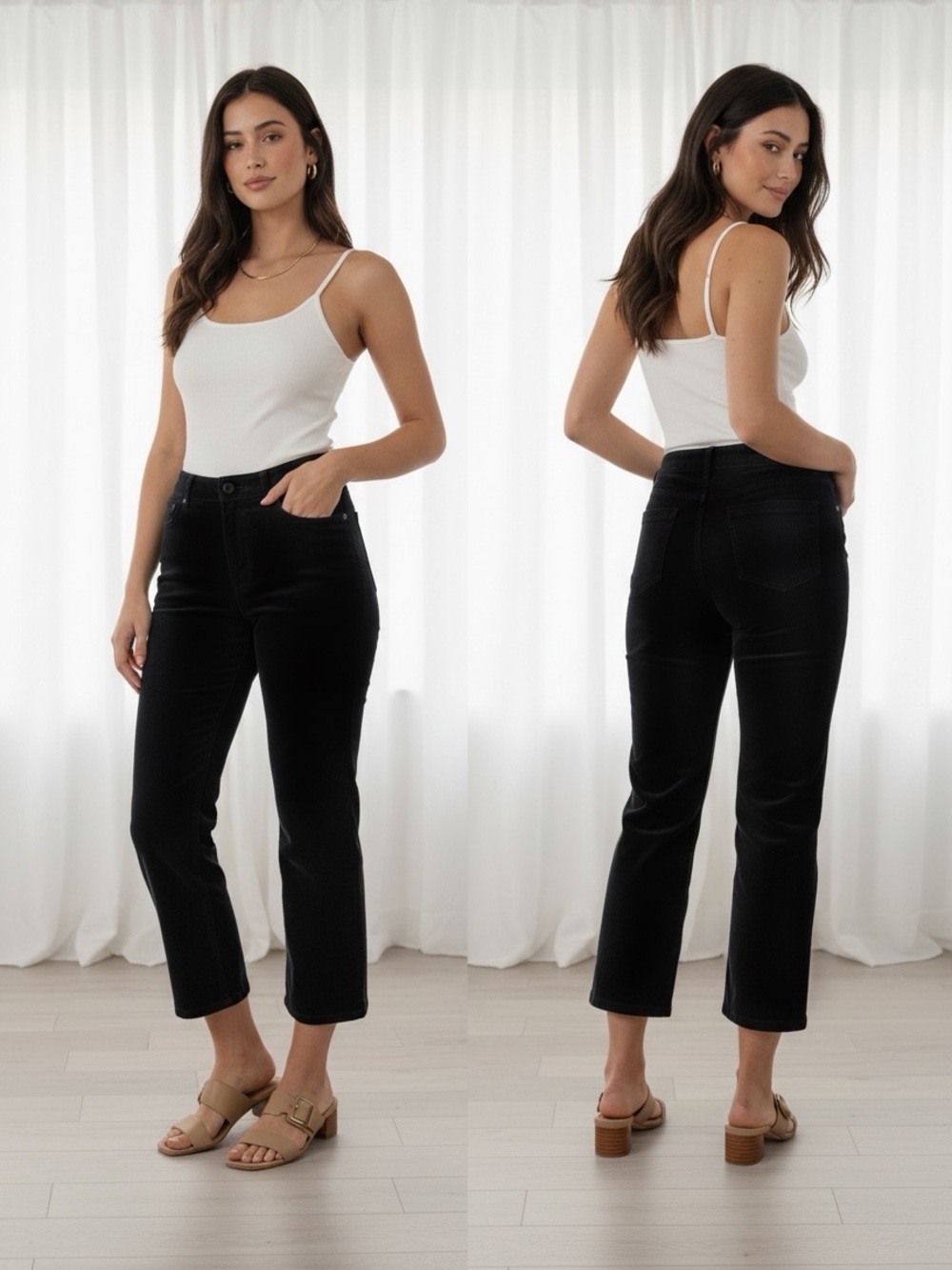 Eileen fisher corduroy black jeans